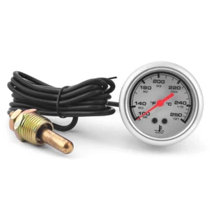 2" 52mm Pointer Mechanical Water Temp Gauge Meter 38-121℃/100-250℉ Sensor 1/2npt - Picture 1 of 8