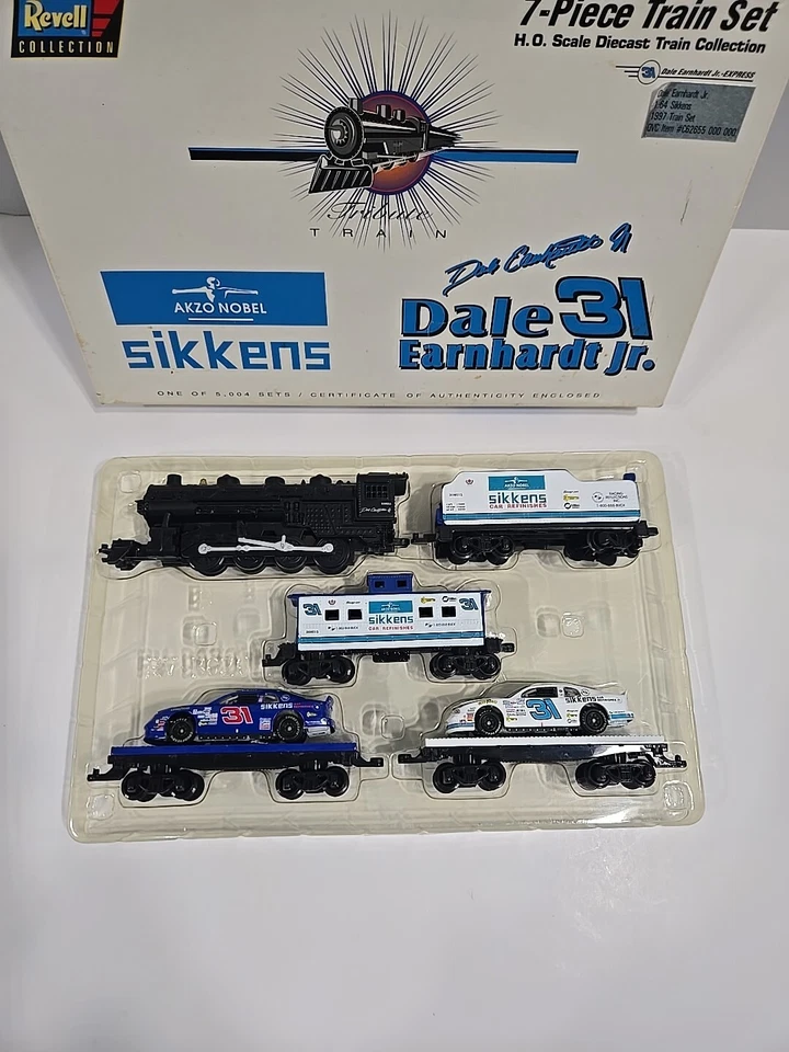 Juego de tren de 7 piezas Revell Dale Earnhardt Jr Sikkens 1997 escala HO.  T Foto 1 de 4