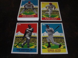 2007 Topps Baseball Flashback Fridays Complete Set of 25 Mint Jeter Griffey 