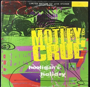 MOTLEY CRUE 'HOOLIGAN'S HOLIDAY' 12'' VINYL ELEKTRA EKR180T 1994 LIMITED EDITION - Picture 1 of 5