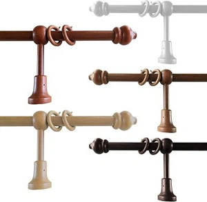 BASTONI PER TENDE DI LEGNO BASTONE TENDA A STRAPPO mm 23 VARI COLORI E MISURE - Imagen 1 de 6