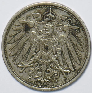 Germany 1898 10 Pfennig Eagle animal 903424 combine shipping - Picture 1 of 2