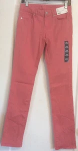 * NEED $ SALE * NU Uniqlo Mauve Dusty Rose Skinny Fit Straight Leg Jeans 26 / 34 - Picture 1 of 2