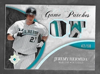 JEREMY HERMIDA 2006 Upper Deck Ultimate Collection Game Patches 4 color patch/50 - Image 1 of 2