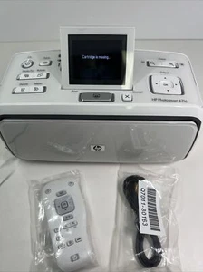 HP Photosmart A716 Compact Photo Printer Pre-owned No Ink Cartridge Bundle - Picture 1 of 8