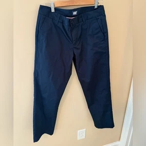 Pantalone da lavoro Lands End blu navy cotone poli chino taglia 6 donna - Foto 1 di 6