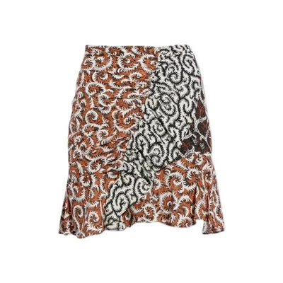 Isabel Marant Etoile Ruffles Multicolor Floral Mini Skirt   Cotton Women's sz 36 - Image 1 of 4
