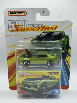 Matchbox Superfast 2017 雪佛兰 Camaro - 1: 64 压铸汽车 — 第 1/4 张图片