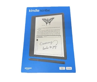 Amazon Kindle Scribe 16gb 10.2" Display 300ppi Paper White Basic Pen NEW - Image 1 of 2