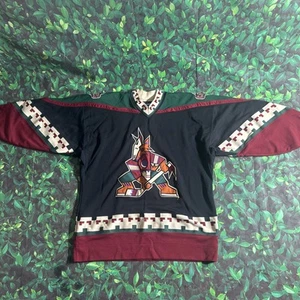 Vintage NHL Phoenix Coyotes Jersey Men’s Large Stitched Aztec Picasso Starter - Picture 1 of 14