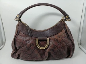 GUCCI Guccissima Leather One Shoulder Bag Handbag Authentic Designer Purse 69 - Imagen 1 de 12