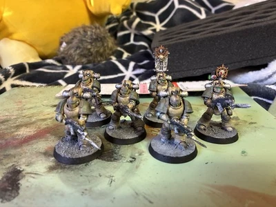 Warhammer the Horus Herejía Guardia de la Muerte Mk3 Escuadrón Táctico (6 minis) Pro pintado Foto 1 de 2