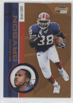 2001 Pacific Invincible /1000 Shawn Bryson #23 - Image 1 of 2