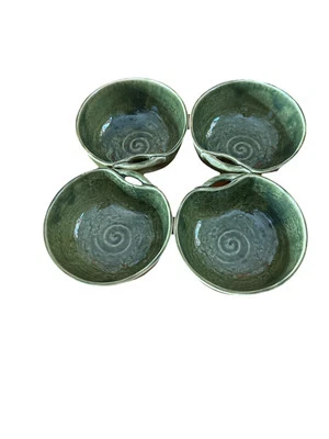 Set of 4Pottery Barn Sauce Dipping Deep Bowls Nut/snack Dish Party Entertain - Image 1 of 4