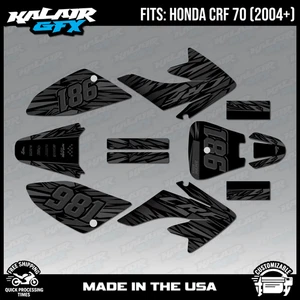 Graphics Kit for Honda CRF70 All Years CRF 70 CRF-70 Twitch - Smoke - Picture 1 of 4