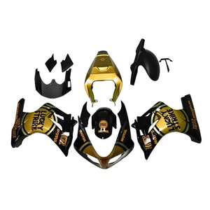 Gold Black ABS Bodywork For Suzuki SV650/1000 2003 - 2013 Bike Fairings Cowlings - Picture 1 of 8