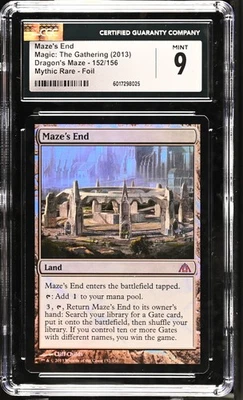 MAZE'S END Dragon's Maze Foil Mythic CGC 9 MTG [Nostalgium] - Image 1 of 2
