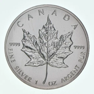 1989 Canada 5 Dollars - 1 Oz. Silver Maple Leaf Estate Coin Collection *685 - Picture 1 of 3