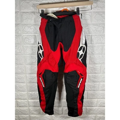 Pantalones de motocross Kids No Fear Rogue Series talla 24 rojo negro blanco motocicleta Foto 1 de 4