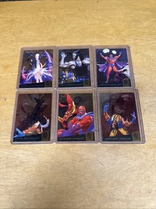 94 Fleer Ultra X-men Fatal Attractions Foil Subset Juego Completo 1-6 - Imagen 1 de 6