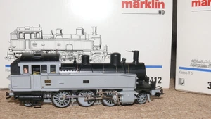S82   Märklin 3412 Tenderlok T5 D-727 Württemberg grau Delta digital - Bild 1 von 4