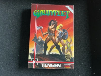 Sistema de entretenimiento Gauntlet Tengen Nintendo NES CIB CON manual e insertos limpio Foto 1 de 4