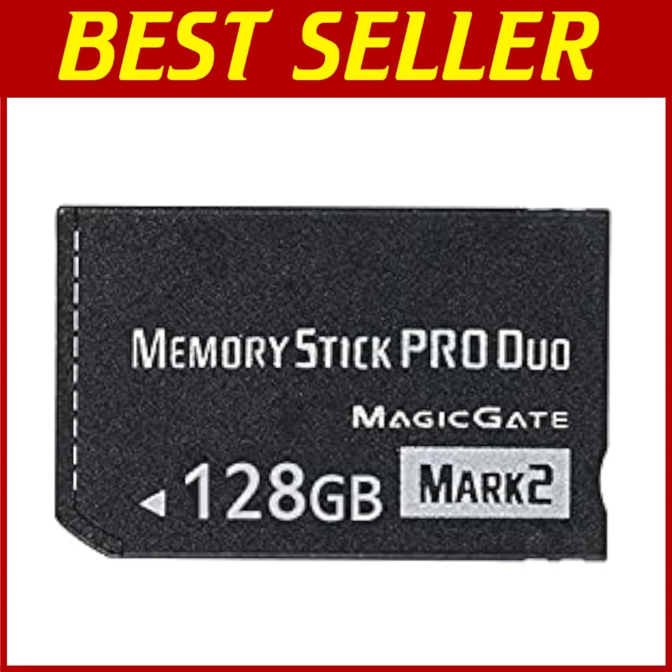 Temperature-Proof 128GB Memory Stick Pro Duo - Ideal for Gaming & Photography - Image 1 of 4