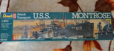 NAVE TRASPORTO TRUPPE DA SBARCO MONTROSE  IN SCALA 1:400 REVELL - Immagine 1 di 2