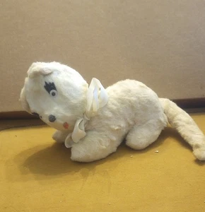 Gato de peluche de cuerda musical vintage KA-KLAR Manchester Conn. - FUNCIONA - Imagen 1 de 9