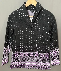 Talbots P FAIR ISLE JACQUARD SHAWL COLLAR TUNIC NWT - Picture 1 of 5