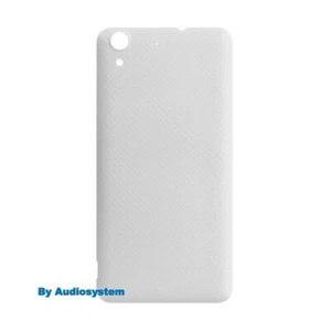 COVER BACK VETRO per HUAWEI HONOR Y6 2 II BIANCO BACK POSTERIORE CAM-L21 - Foto 1 di 1