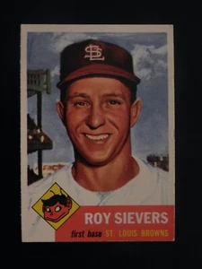 1953 Topps Baseball Card #67 Roy Sievers (NM) - Picture 1 of 2