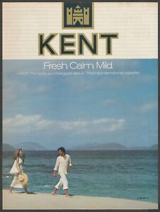 KENT. The Mild International Cigarette - 1981 Vintage Print Ad