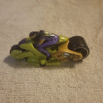 2003 Hotwheels Man On Motorcycle With Large Rear Wheel Tire Rare! - Image 1 of 3