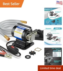 Water Transfer Pump DC 12V 1/10HP Portable Electric Water Removal Utility Pum... - Picture 1 of 8