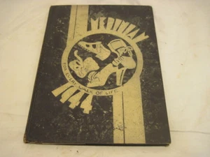 OLD VINTAGE 1944 MEDINIAN HIGH SCHOOL YEAR BOOK OF MEDINA  MEMORABILIA - Picture 1 of 4