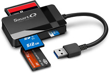 SmartQ C368 USB 3.0 SD Card Reader, Plug N Play, Apple and Windows Compatible