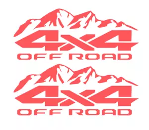4x4 Off Road Decal Sticker For Dodge Ram 1500 2500 Dakota Sierra Silverado F-150 - Foto 1 di 5