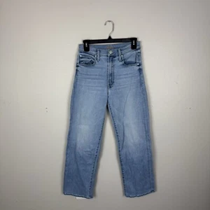 Mother Jeans Womens 26 Denim Rambler Zip Ankle County Line Stretch High Rise - Picture 1 of 10