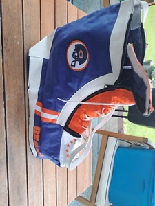 Vintage Chicago Bears NFL Hi-Top Shoe Duffel Bag Gym Tote TAG Rare Logo - Picture 1 of 6