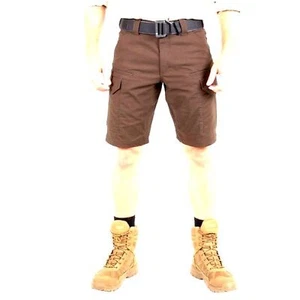 Men's shorts BASS CREEK WORKWEAR utility brown utility pockets Short size 32. - Picture 1 of 3