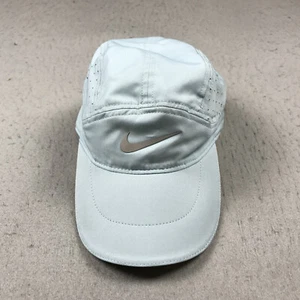 Nike Hat Womens Blue Tailwind Aerobill Panel Running Dri Fit Strapback Cap Gym - Picture 1 of 9