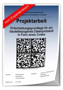 Projektarbeit Technischer Betriebswirt TBW & Präsentation IHK Code - Bild 1 von 6