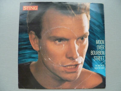 Sting 'Moon Over Bourbon Street' (AM305) 1986 2 Track UK 7" VG/VG+ - Image 1 of 4
