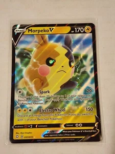Pokemon TCG Card Shining Fates Morpeko V Full Art Holo 37/72 NM/Mint - Picture 1 of 2