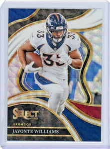 2023 Panini Select Javonte Williams Club Level Tri Color Prizm /149 SP Denver - Picture 1 of 2