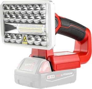 2000LM LED-Arbeitsleuchte Für Milwaukee 18V M18 Taschenlampe Baustellenleuchte - Bild 1 von 7