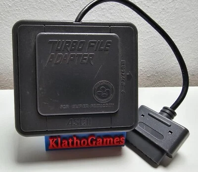 ASCII TURBO FILE Adapter AS-717-TF Boxed For Super Famicom Made in Japan  D766 - Bild 1 von 3