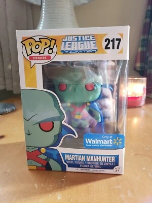 Funko POP! Figura de vinilo Heroes (DC Comics) Justice League Martian Manhunter #217 Foto 1 de 4