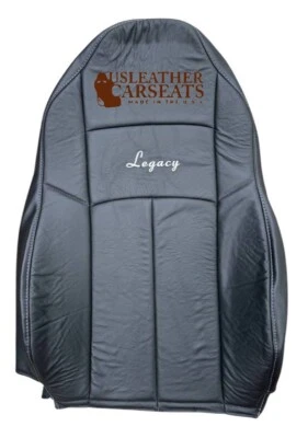 Semirremolque Peterbilt 389 379 1996 2015 conductor respaldo inclinado cuero cubierta de asiento negro Foto 1 de 4